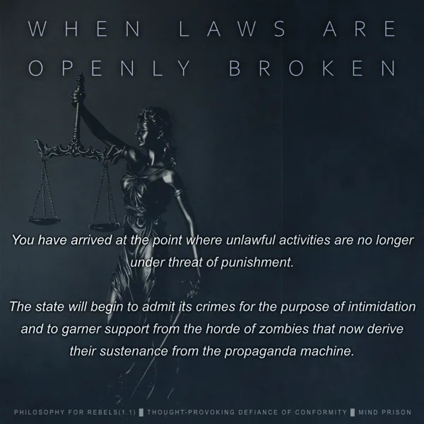 Philosophy for Rebels - 1.1: When Laws Are Openly Broken