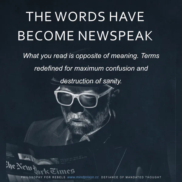 Philosophy for Rebels - 1.53: The Words Have Become Newspeak